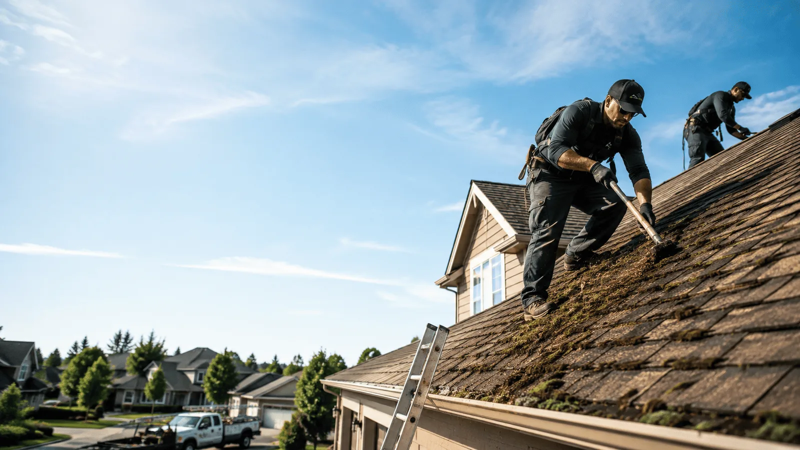 Roof Moss Removal in Barnesville, PA near me
